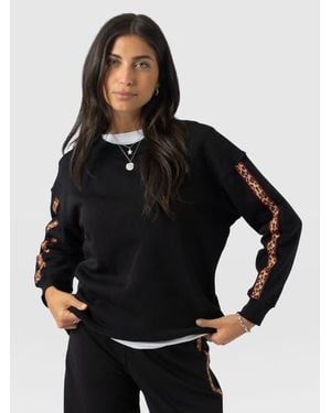 Saint + Sofia Victory Sweatshirt - Black