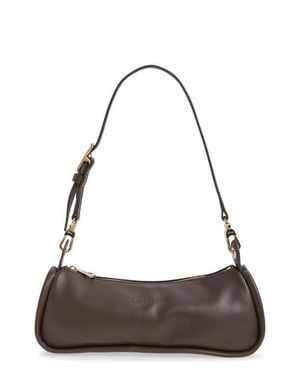 Longchamp Roseau Leather Shoulder Bag - Brown