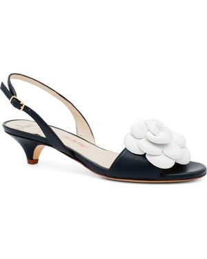Amalfi by Rangoni Dante Slingback Kitten Heel Sandal - Blue