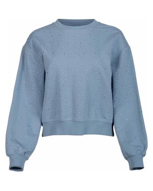 Generation Love Colby Compact Crystal Sweatshirt - Blue