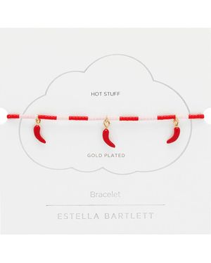 Estella Bartlett Chili Slide Bracelet - White