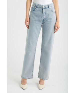 FRAME The Essential Straight Leg Jeans - Blue