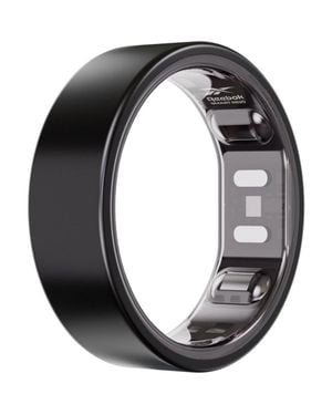 Reebok Smart Ring- - Fitness Ring-Wearable Technology-Fitness And Sleep Tracker-Monitors Wellbeing And Recovery - Gray