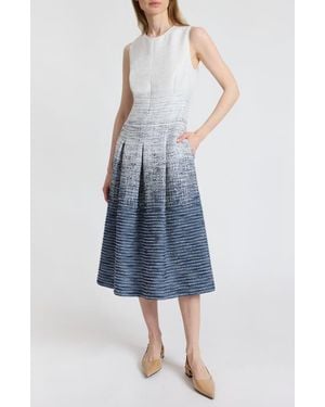Santorelli Keely Sleeveless Midi Dress - Blue