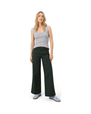 Pact Perfect Rib Scoop Neck Tank Made With Organic Cotton - Gray