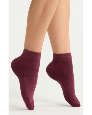 Nordstrom 3-Pack Everyday Quarter Socks - Red