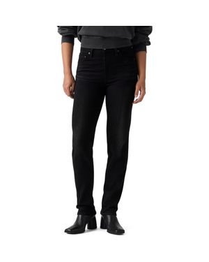 Levi's 722 High Waist Slim Fit Jeans - Black