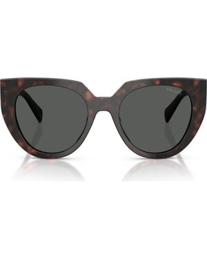 Prada 52Mm Cat Eye Sunglasses - Gray