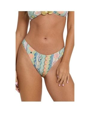 Billabong Tide Pool Maui Cheeky Bikini Bottoms - Blue