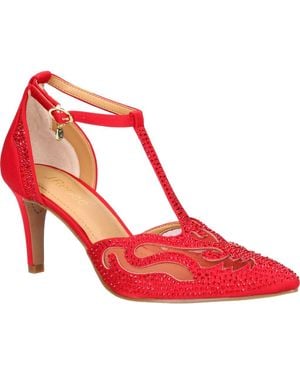J. Reneé Lisa T-strap Pump - Red
