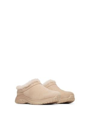 Merrell Encore Ice 5 Water Resistant Genuine Shearling Slip-On Shoe - Natural