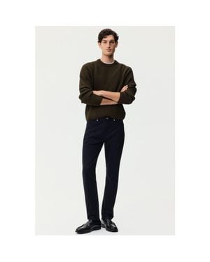 H&M Slim-Fit 5-Pocket Pants - Black