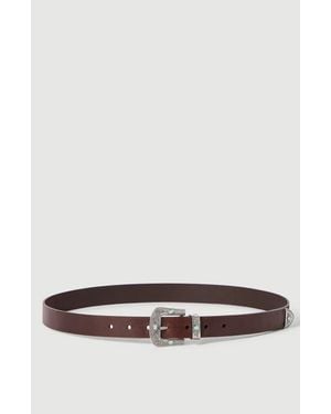 Brunello Cucinelli Pull-Up Calfskin Belt - Multicolor