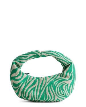 TOPSHOP Medium Giane Top Handle Bag - Green