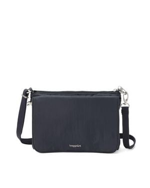 Baggallini Securtex Journey Anti-Theft Crossbody - Blue