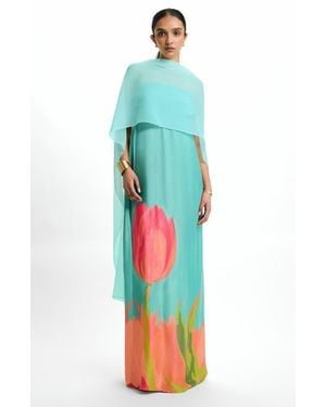 Diarrablu Tubi Twa Dress - Blue