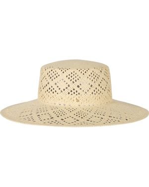 Ralph Lauren Open Weave Straw Sun Hat - Natural