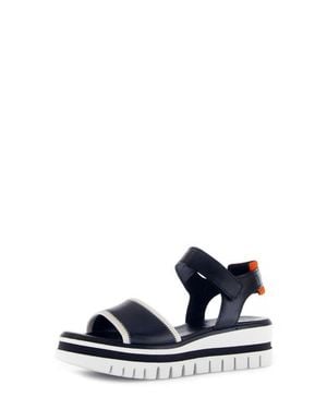 Gabor 64.629 Platform Wedge Sandal - Blue