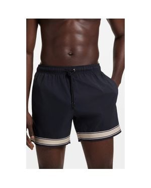 BOSS Resort Tape Swim Trunks - Blue