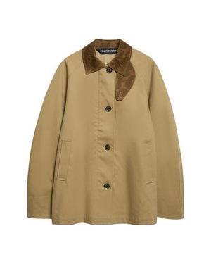 Marimekko Essee Solid Cotton Coat - Natural