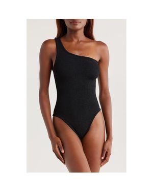 Hunza G Nancy One-Shoulder One-Piece Swimsuit - Black