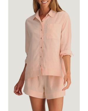 Free Fly Sullivans Button-Up Shirt - Pink