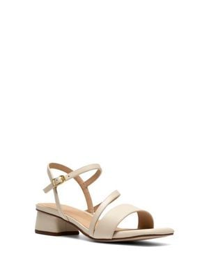 Clarks Serina 35 Strappy Sandal - Natural