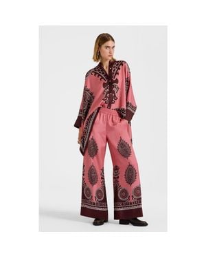 La DoubleJ Palazzo Pants Placée - Red