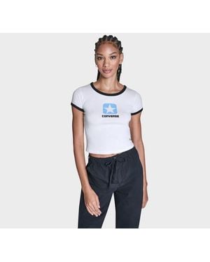 Converse Retro Box Star T-Shirt - White