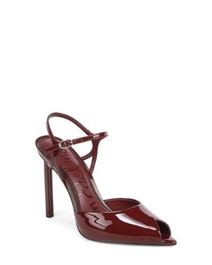 Sam Edelman Tinslie Peep Toe Sandal - Red