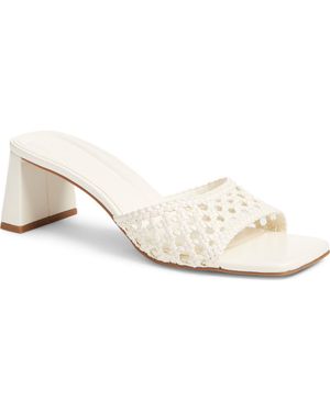 Open Edit Jaydin Slide Sandal - White