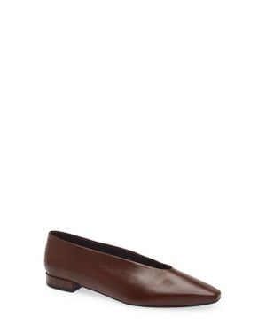Jeffrey Campbell Hinted Pointed Toe Flat - Brown