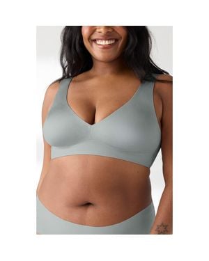 True & Co. True Body Sheen Unlined Wirefree Bralette - Multicolor