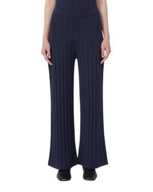 MM by Max Mara Tema Wide Leg Pants - Blue