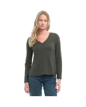 Wilt Deep-V Slim Tee - Gray