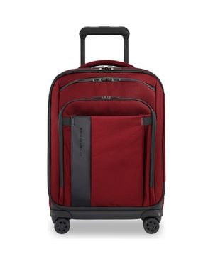 Briggs & Riley Zdx 21-Inch Expandable Spinner Suitcase - Red
