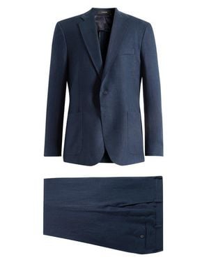 Vince Icon Relaxed Fit Linen Suit - Blue
