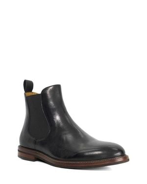 Dune Maisen Plain Toe Chelsea Boot - Black