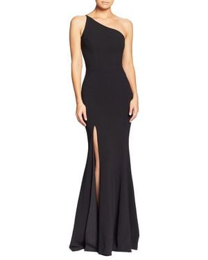 dress the population vida one shoulder Vida Dress XS / SKY