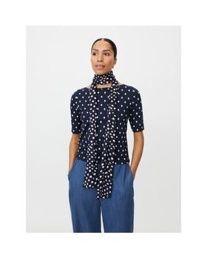 Masai Lightweight Printed Scarf - Blue