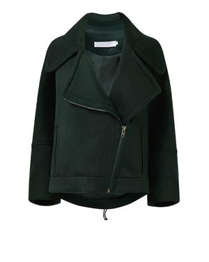 eem Boxy Biker Jacket - Black