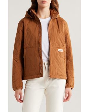 Halfdays Bessie Packable Puffer Jacket - Brown