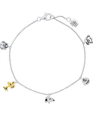 Crislu X Peanuts Snoopy & Friends Charm Bracelet - Metallic