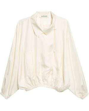 Rohe Silk Anorak - White