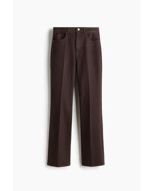 H&M Bootcut High Jeans - Brown