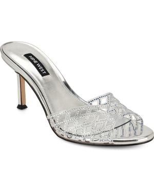Nine West Mazzy Slide Sandal - White