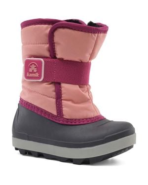 Kamik Kids' Snowbug 7 Waterproof Faux Fur Lined Boot - Brown