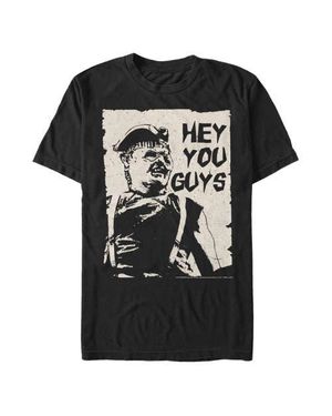 The Goonies Sloth Hey You Guys Graphic T-Shirt - Black
