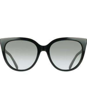 Ferragamo 56Mm Gradient Cat Eye Sunglasses - Black