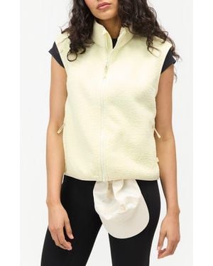 Halfdays Chapelle Fleece Vest - Natural